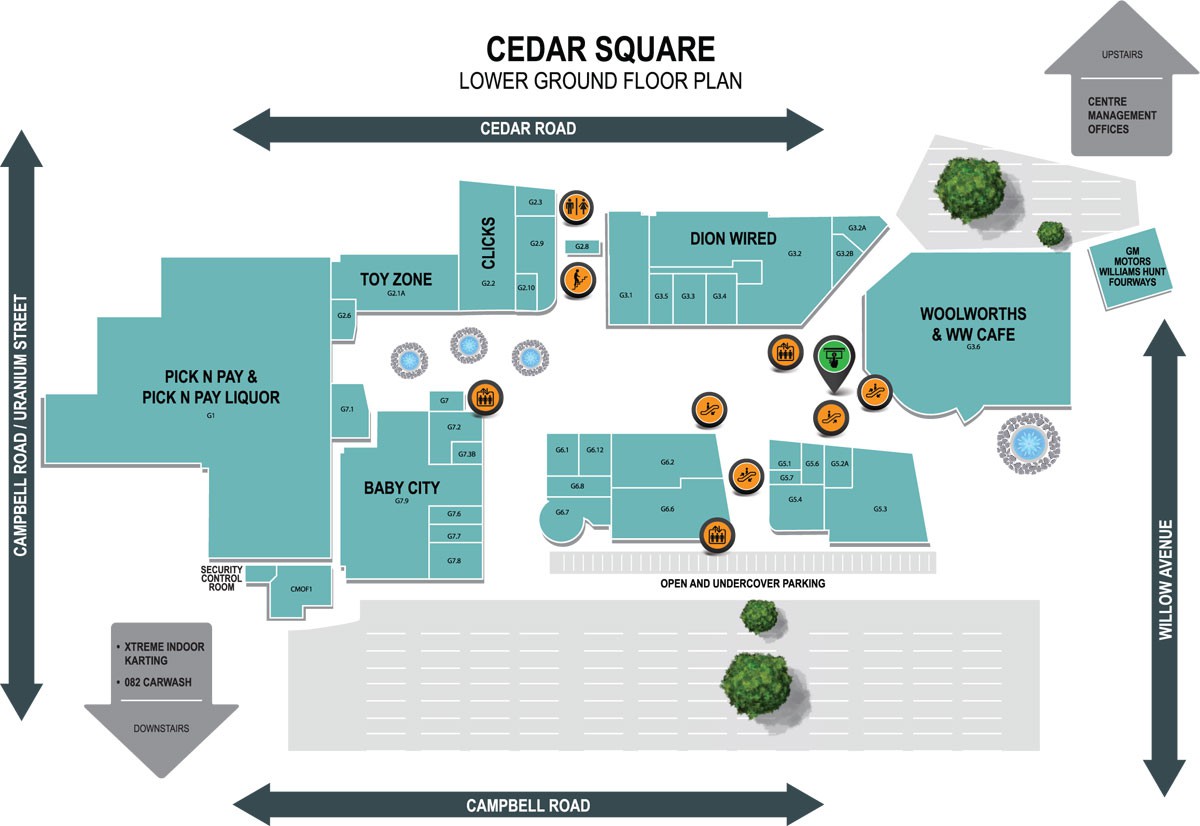 City Square Mall Map Mall Map | Cedar Square